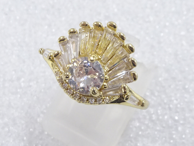 CRYSTAL FASHION RING / JP SIZE 18.5